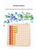 Cross-Border 3-in-1 Multiplication Board: Children's Educational Puzzle for Learning 1-100 Numbers