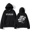 Fake Love Don't Last Hoodies Rapper Mgk Machine Gun Kelly Sweatshirts for Men/Women Hip Hop Graphic Printing Pullovers Hooded