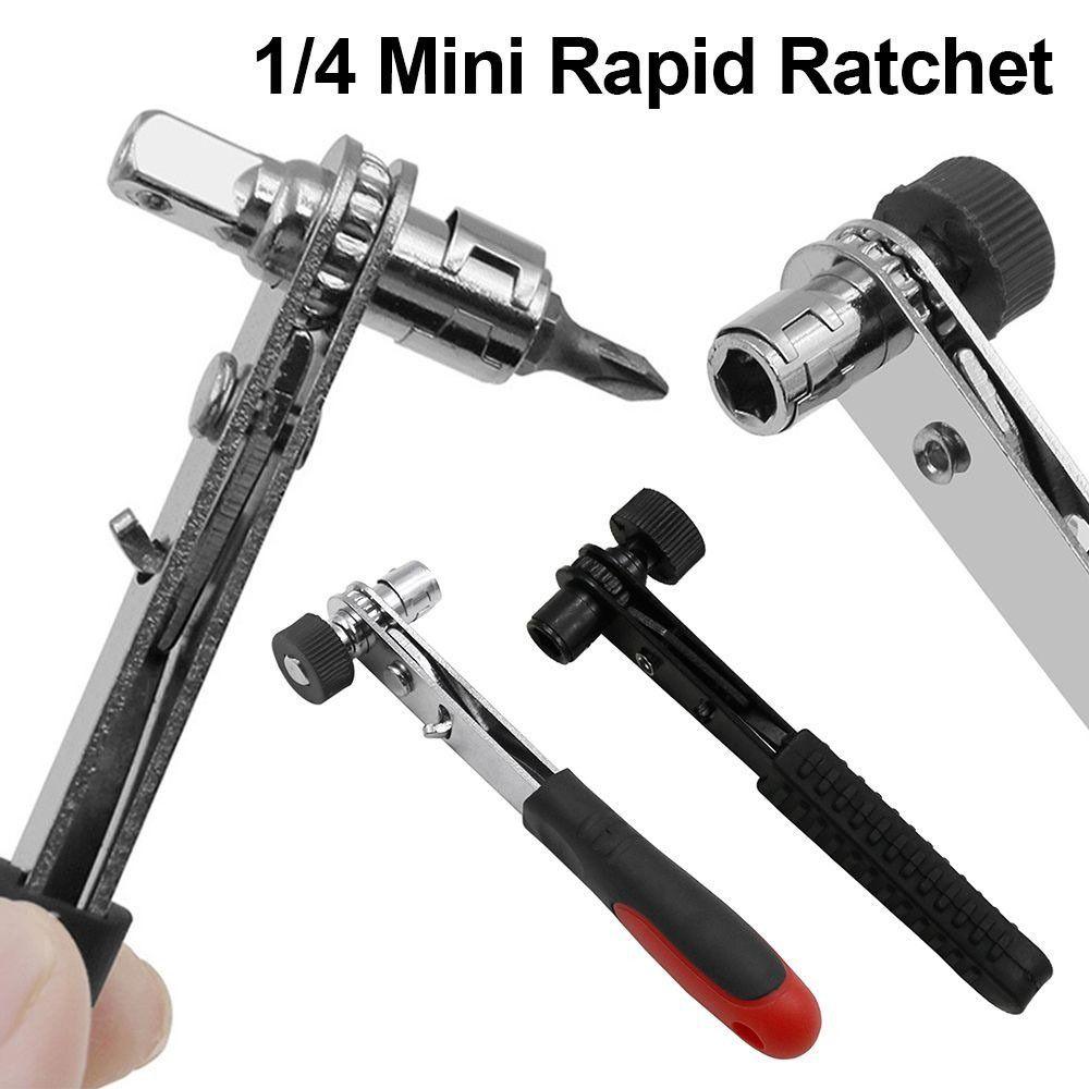 Набор бит Ручные инструменты Инструмент для ремонта Трещоточные ключи Инструменты для гайки Торцевая головка Отвертка для гаек 1/4" Торцевой ключ