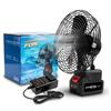 Cordless Rechargeable Electric Fan Household Outdoor Lithium Electric Fan Portable Camping Fan Power Tools