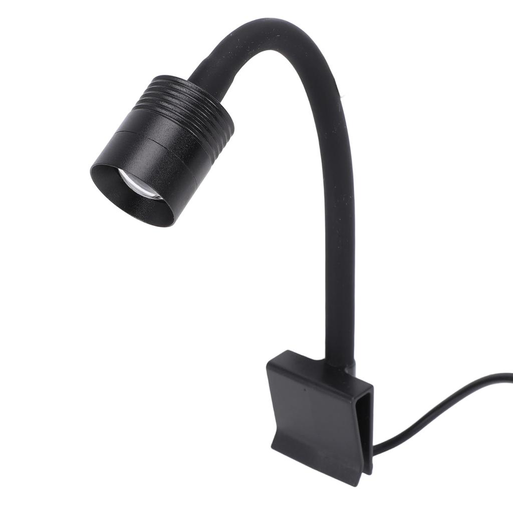 Aquarium Spot Light 3 Color Lighting   IP65 Waterproofing 360 degrees  Rotatable Clamp Arm USB   Clip On LED Fish    