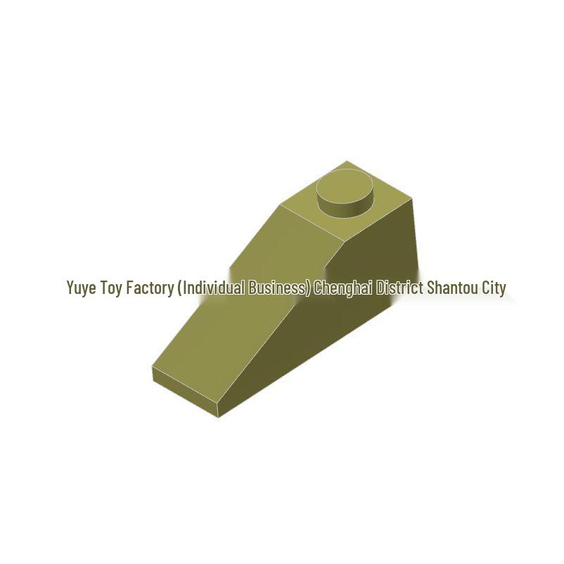 1x3 Long Slope Brick Compatible with LEGO 4286, Small Particle DIY Educational Building Block Accessory