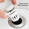 1PCS Bounce Universal Drain Accessories Basin Plug Floor Drain Leaking Plastic Core Push-type Wash Bounce Tool Filter Kitchen