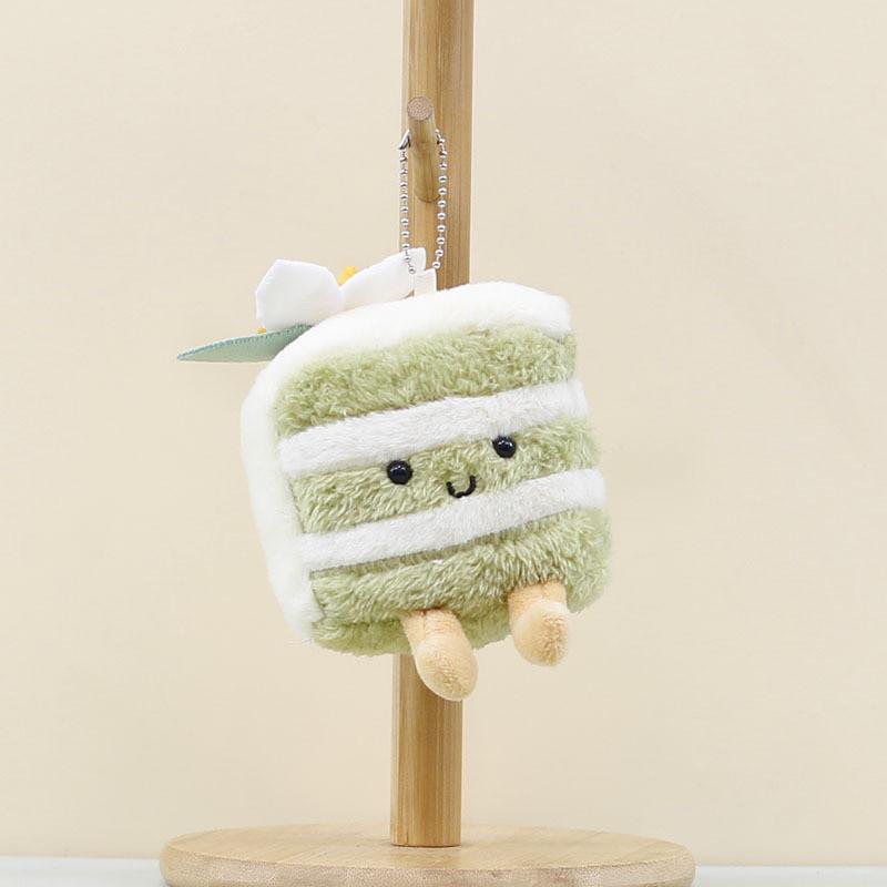 Cake Triangle Plush Keychain Cute Dessert Doll Perfect Birthday Gift Girls For