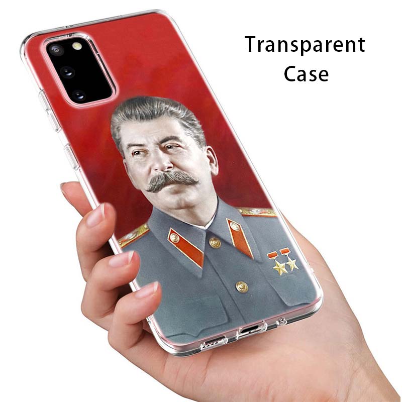 Мягкий чехол для телефона «Сталин Советский Союз» для Samsung Galaxy S22 Pro S21 S20 FE Ultra S10 S10E Lite S9 S8 Plus S7 S6 Edge