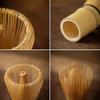 Golden Bamboo Matcha Whisk, 100 Prongs Traditional Japanese Chasen Stirrer