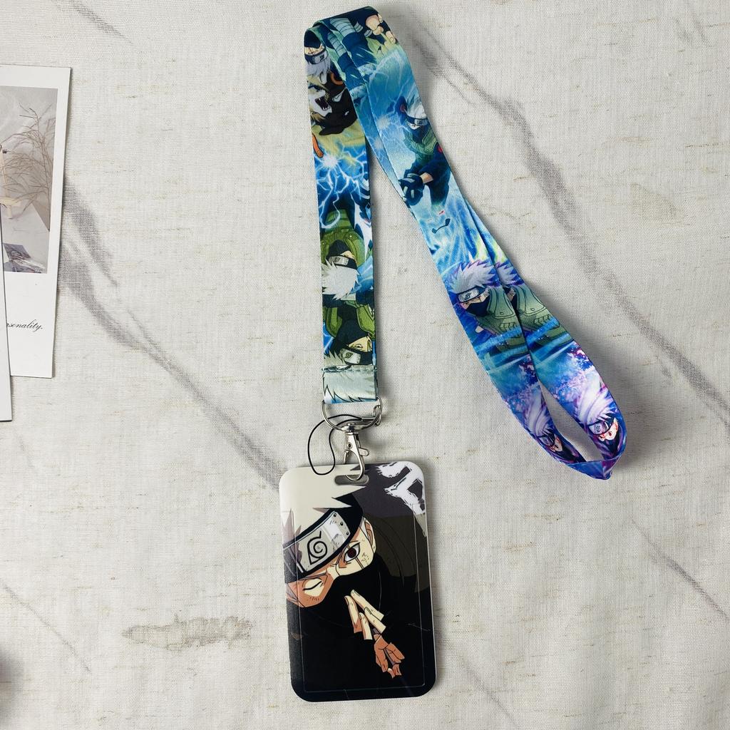 Аниме Мультяшный Держатель для Пропусков Брелоки Шейный Ремешок Для Карты-Пропуска Аниме Держатель для Кредитных Карт Брелоки-Ремешки