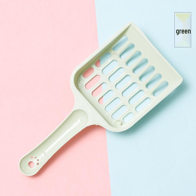 Цветной совок для кошачьего наполнителя с эргономичной ручкой