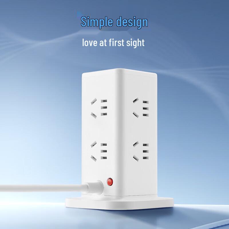 Bull Vertical Power Strip with Overload Protection