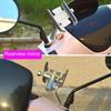 Aluminum Alloy Motorcycle Bike Bicycle Phone Holder for 4-7Inch Smartphone GPS 20-30mm Handlebar Mount Accessories 360° Rotation