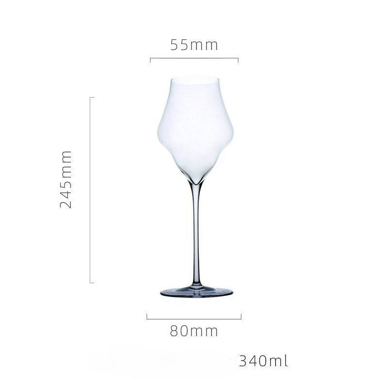 Luxury Superior Drinkware Quality Crystal Cloud Wine Glass 0.5mm Extremely Thin Handmade Champagne Glass Cups Tall Wine Glass