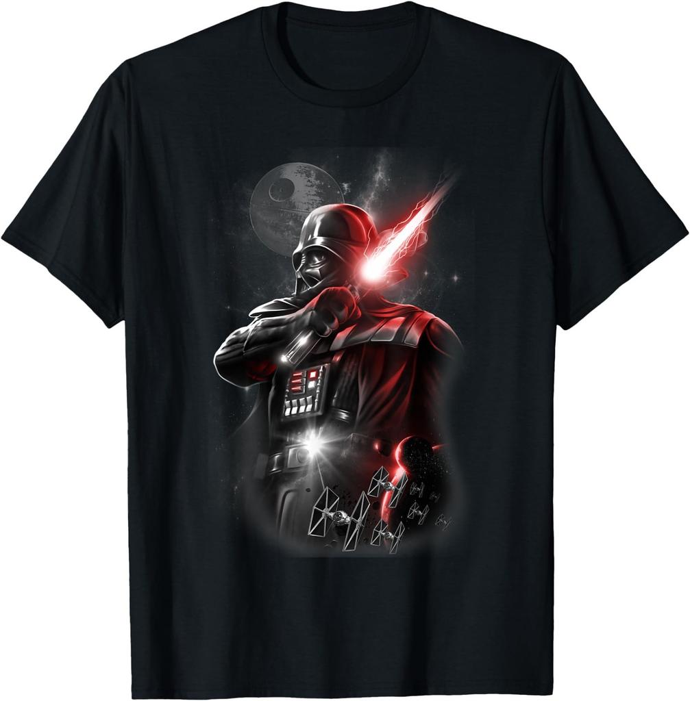Star Wars Darth Vader Lightsaber Portrait T-Shirt