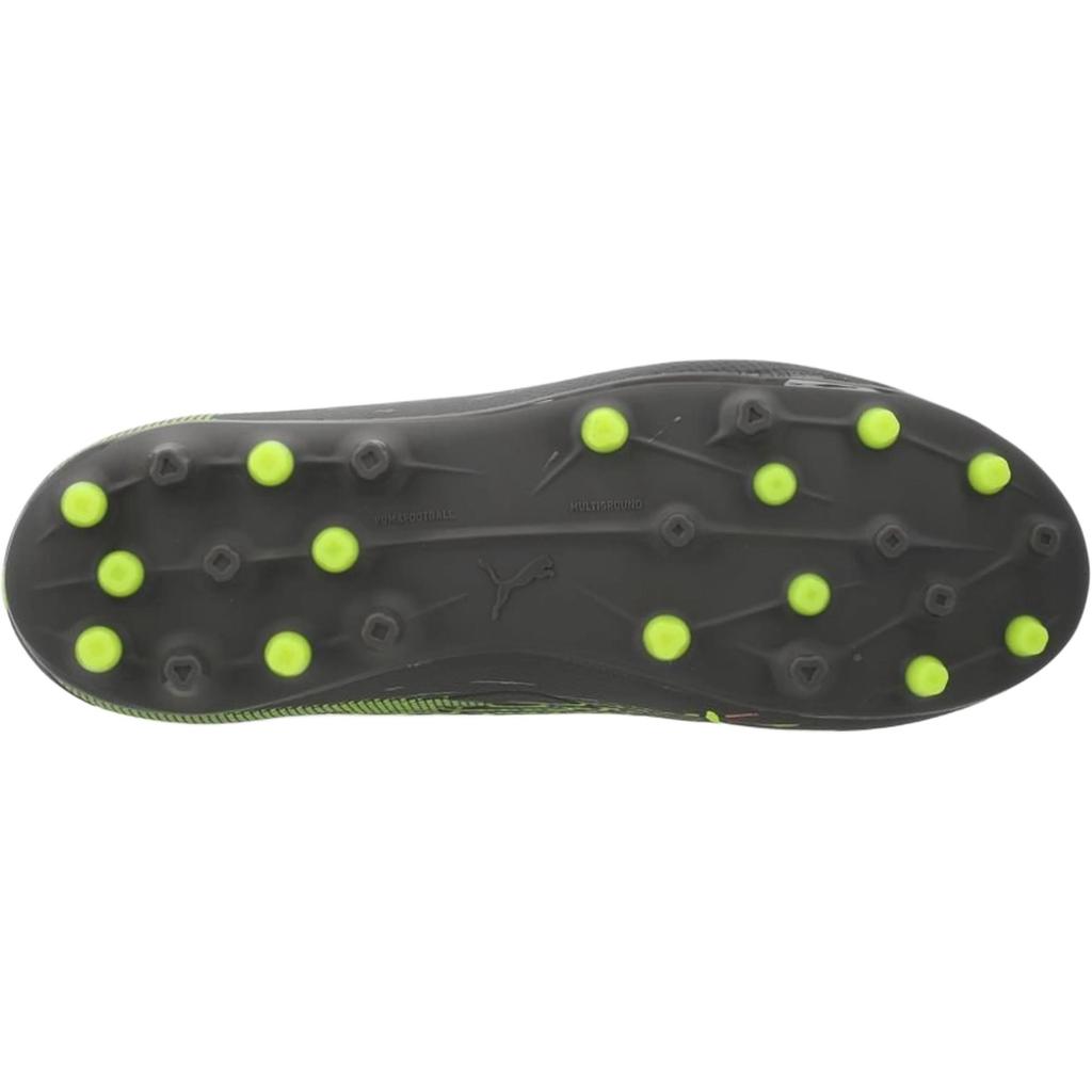 Puma Серия Ultra 5 Mg Модные Удобные Детские Футбольные Бутсы средней высоты Детские Футбольные Бутсы Серо-зеленые 108349-03