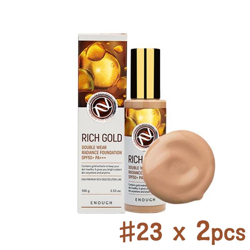 ENOUGH Тональный крем Premium Rich Gold Double Wear Radiance 100 мл (9 вариантов)