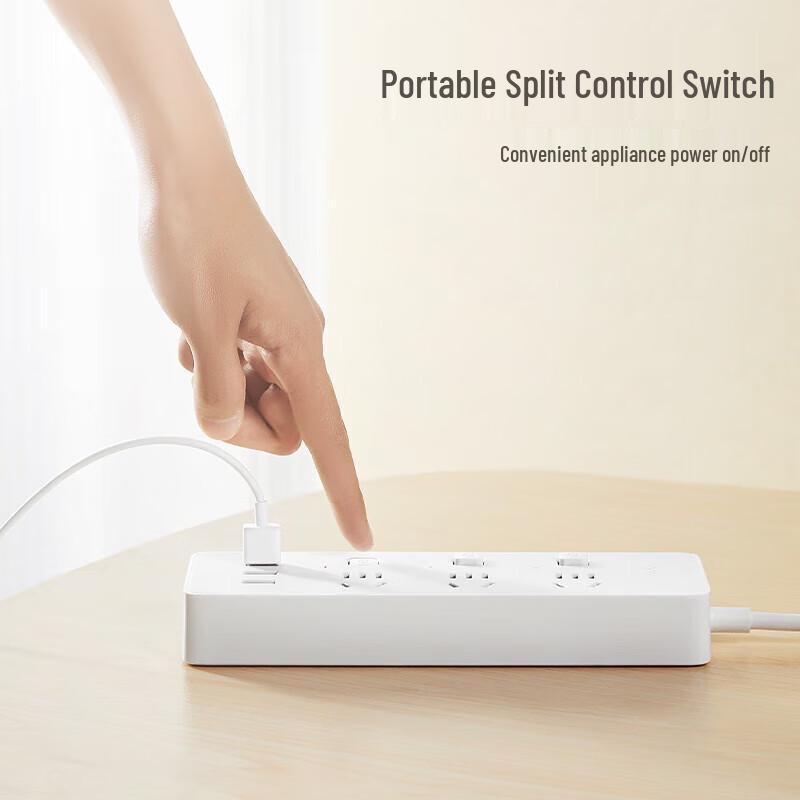 BULL USB Power Strip with 3 Outlets and 3 USB Ports CN plug (adapter included)