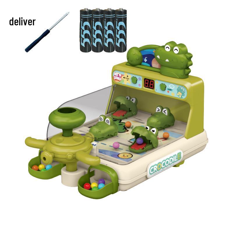 Multifunctional Dinosaur & Crocodile Marble Game: Parent-Child Table Competition Toy