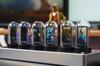 Nixie Tube Pseudo Luminous Tube Retro Modern Wooden Clock 16 Million RGB Full Desk Clock Clock, Clock, Interior, Stylish, Colors, Color,