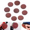 10 Pcs 125mm 5inch 8 Holes Hook Loop Sanding Discs Grit Orbital Sander Pad Mat