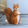 Милые миниатюрные украшения в виде белок, изделия из смолы, фигурка животного, статуэтки белок, гостиная, спальня
