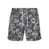 Short De Bain - Urban Classics - Motif - Couleur Bleu - Pour Homme - Confortable Avec Ceinture Élastique