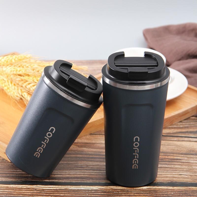Second-Generation Coffee Cup 304 Stainless Steel Thermos Cup Vacuum Thermos Cup Outdoor Car Water Cup