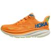 HOKA Clifton 9 2E Wide Solar Flare Lettuce Men Sneakers Orange 1132210-SLRL