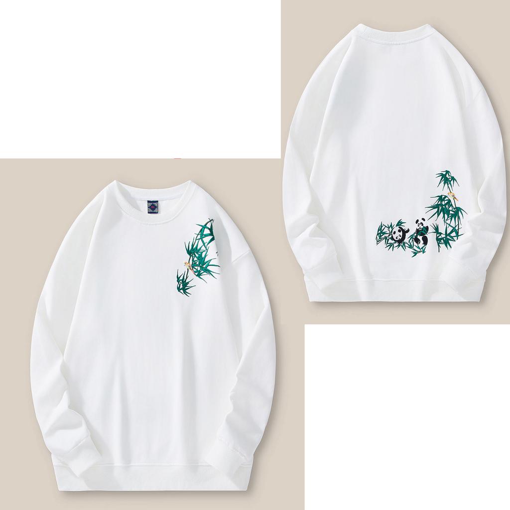 Осенне-зимняя мужская толстовка с круглым вырезом China-Chic, свободная, большого размера, модная, с длинным рукавом, женская, топ