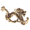 1Pc Solid Brass Zodiac Dragon Small Statue Desktop Ornament Feng Shui Decor