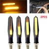 2Pcs Motorcycle 12 LED Turn Signal Light Indicator Blinker Lamp Amber
