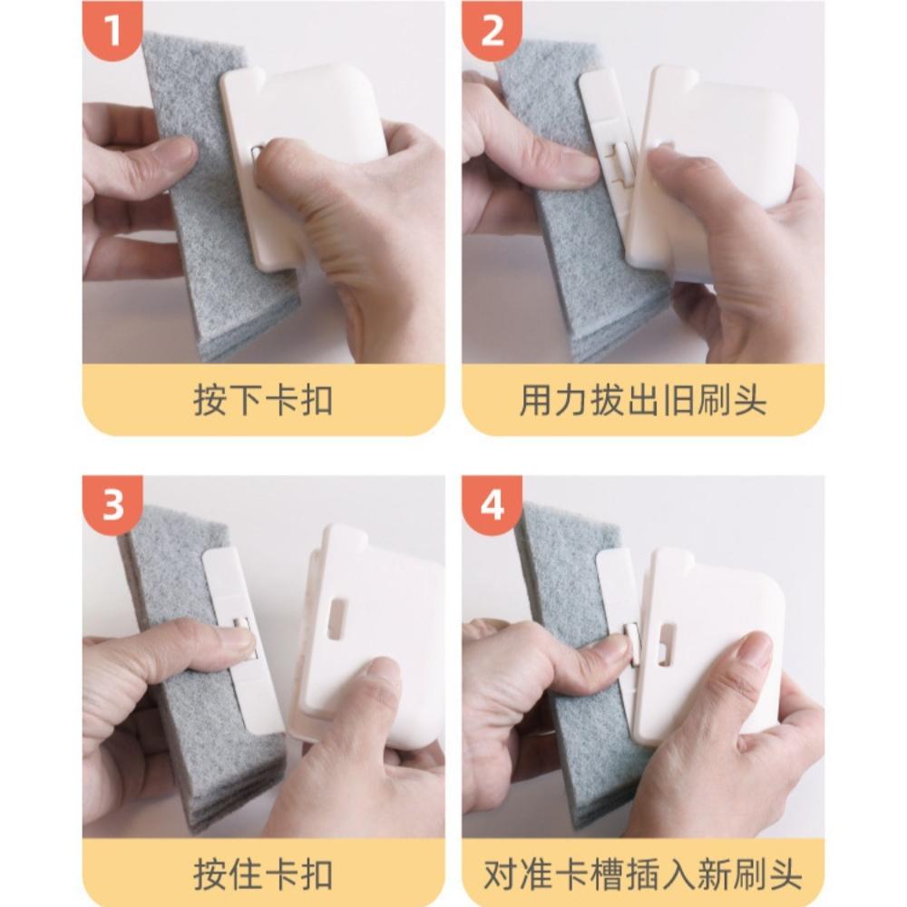 Щетка для чистки щелей, Щетка для чистки оконных ниш, Многофункциональный инструмент для чистки кухни, Универсальный гаджет, Минималистичный дизайн