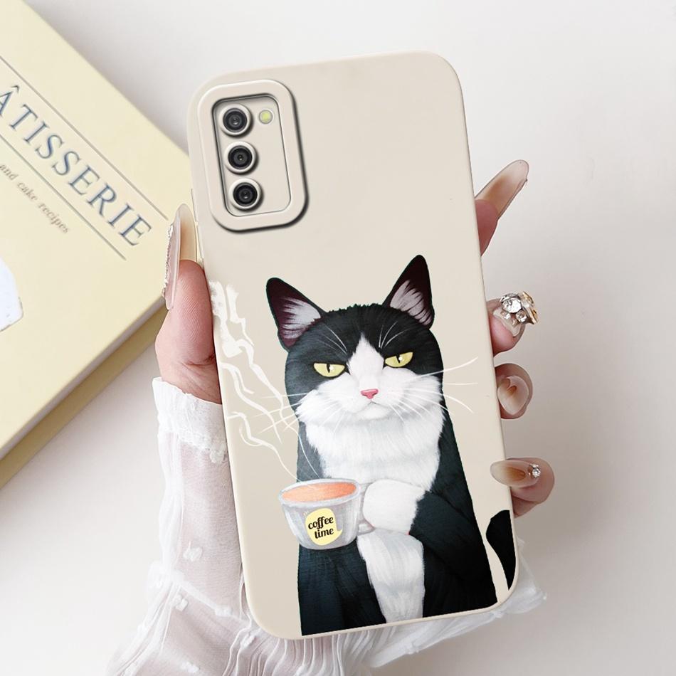 For Samsung Galaxy A03S A02S Cute Panda Rabbit Cartoon Soft Silicone Case For Samsung A02s A03s Camera Protective Phone Cases