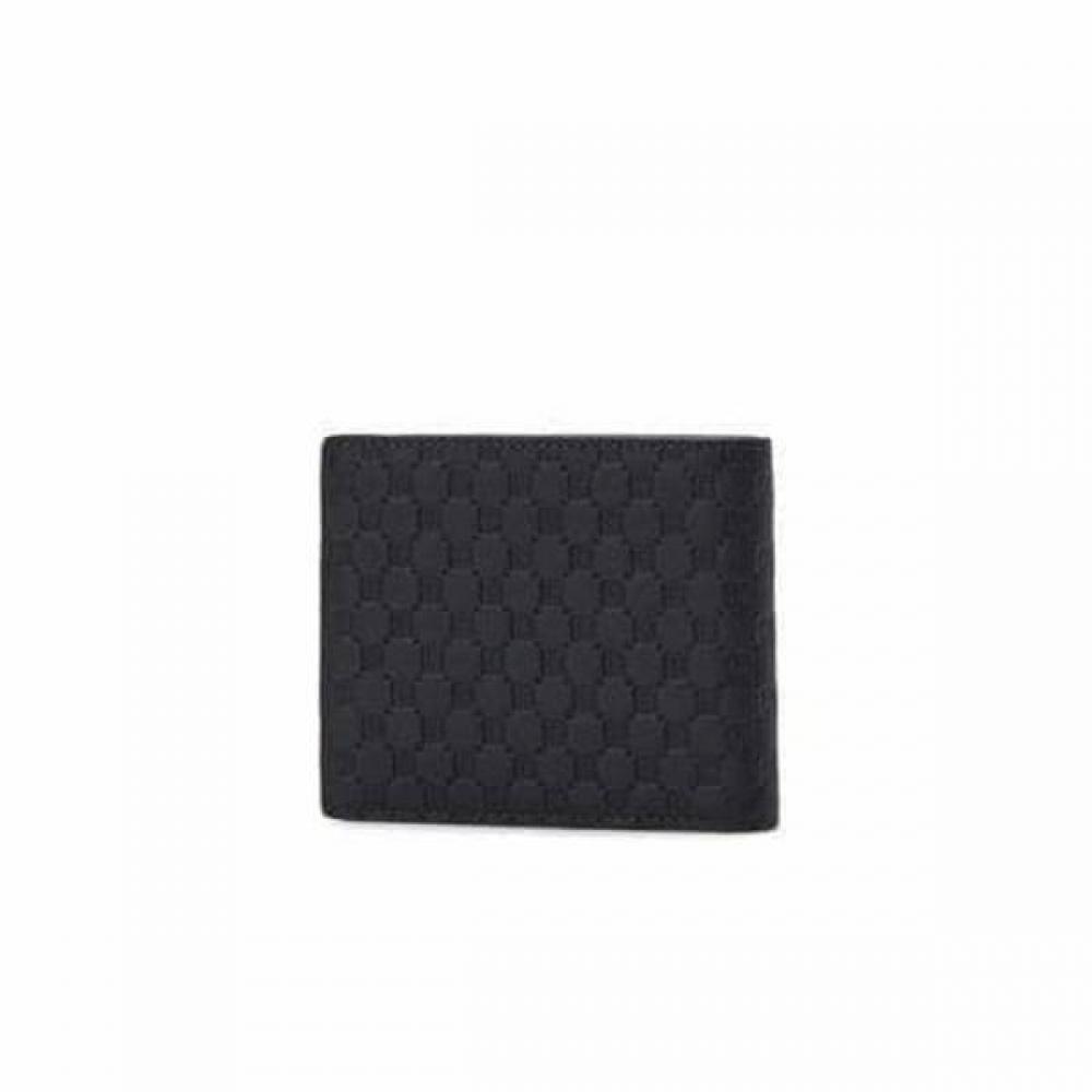 Daks Черный европейский кожаный тонкий кошелек Louis с тиснением узора Dd Dbwa6e374bk