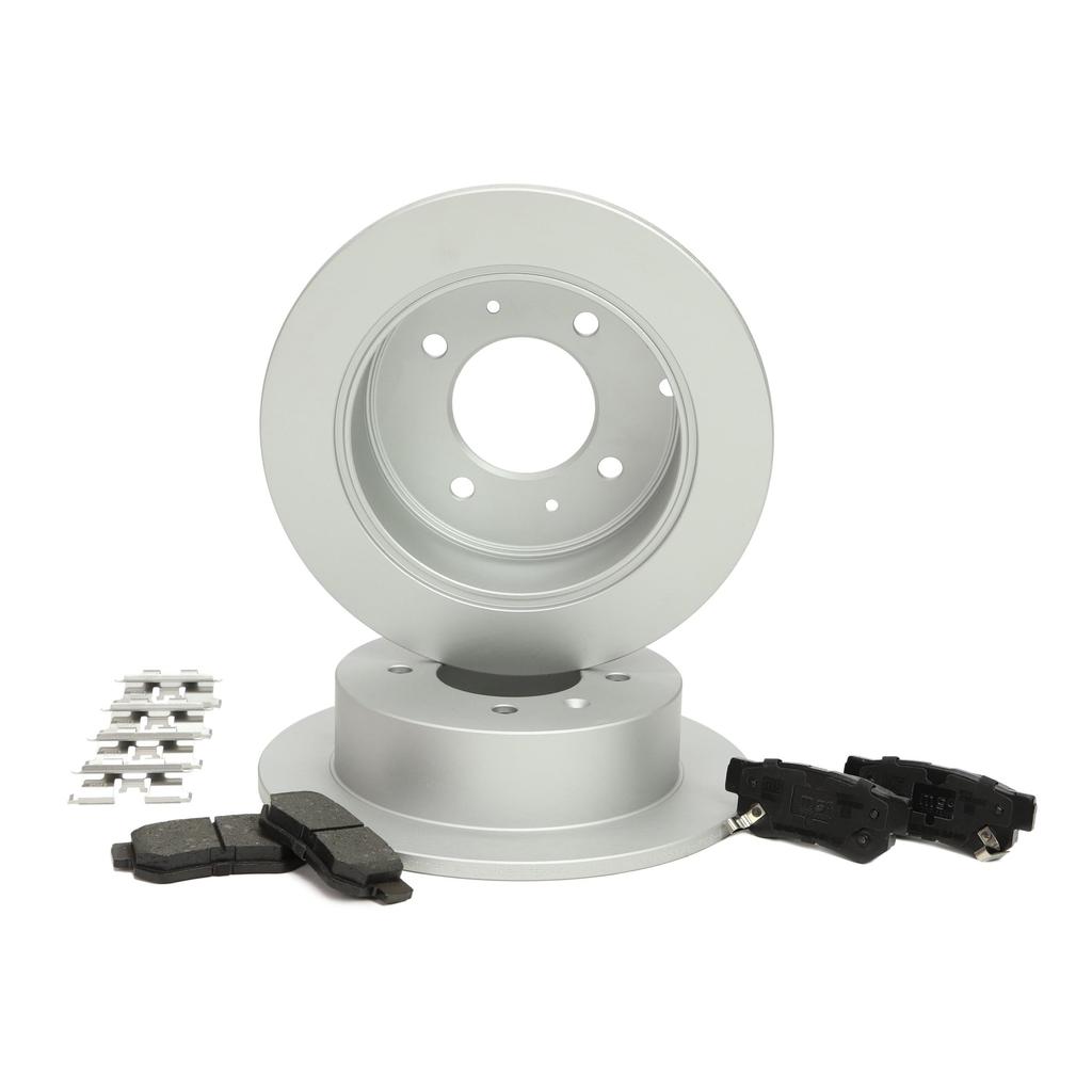 Rear Brake Discs + Pads Hyundai Matrix, Sonata Iv, Xg; Kia Magentis I