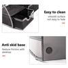For School Supplies Stationery & Office Makeup Storage Box Steel Mesh Desk Organizer 6-Compartment Pencil Pen Holder