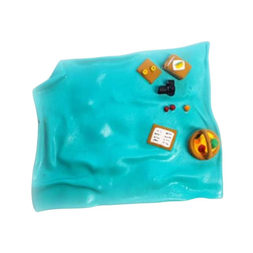 1:Пикниковое одеяло масштаба 1:64, миниатюрное одеяло, пляжная модель, смола для моделей поездов, DIY-проекты, диорамы, пейзажи, архитектурные модели, макеты