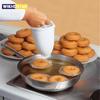 Donut Mould Easy Fast Portable Donut Maker Manual Waffle Dispenser Doughnut Machine Arabic Waffle Plastic Lightweight Deep Fry