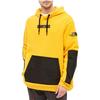 THE NORTH FACE Sweatshirts Men's Yellow Black Hooded Moderate Regular NF0A4R5G-ZU3