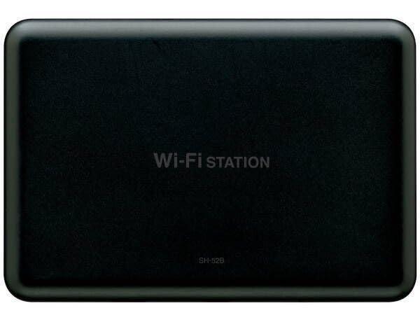 Docomo STATION Black 74 X 108 X Mm Wi-Fi SH-52B Approx. (H) Approx. (W) Approx. 15.7 (D)