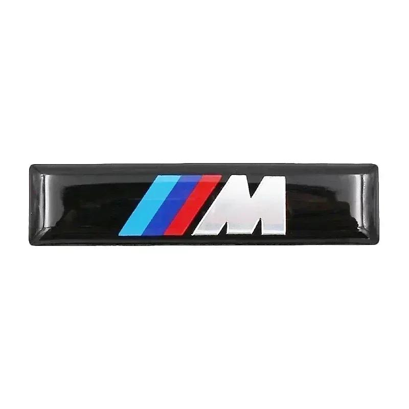 1 шт. Автомобильная силиконовая наклейка 3D эмблема Декаль Для BMW M E46 E39 E38 90 E60 36 F30 F30 E34 F10 E91 53 E70 X5 X3 X6 Автоаксессуары