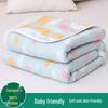Six-Layer Cotton Gauze Baby Blanket: Swaddle, Bath Towel, or Summer Quilt Cover
