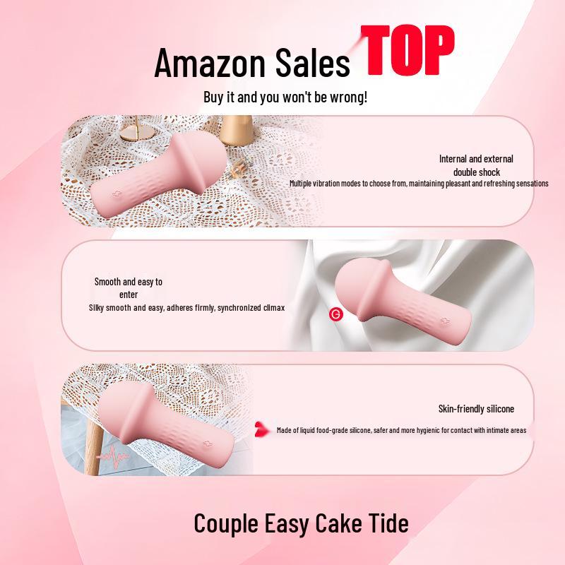 Силиконовый вибратор с полным покрытием - Бесшумный, с двойной точкой, сильная вибрация для максимального удовольствия