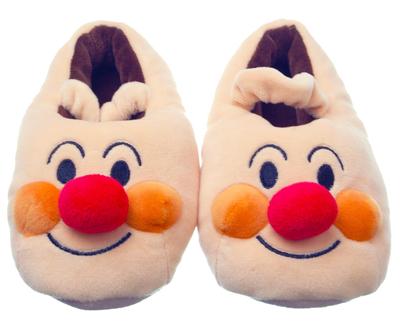 Анпанман Моти Моти Рум Рум Комнатный Подарок [Тапочки] [Ниппон Шуз, Коричневый, 14см-16см, 240236, Обувь, Тапочки, Использование,