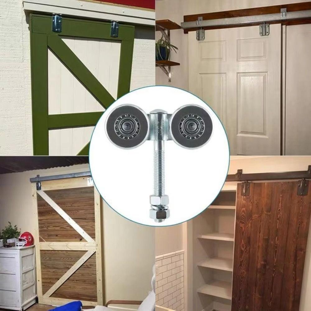 Потолочные ролики для амбарной двери, инструмент для экономии труда, сверхмощный подвес для раздвижной двери, двери для шкафа