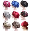 Loss Chemo Cap Ethnic Hat Head Cover Hair Bonnet Shower Cap Soft Satin Bonnet Silk Night Sleep Cap
