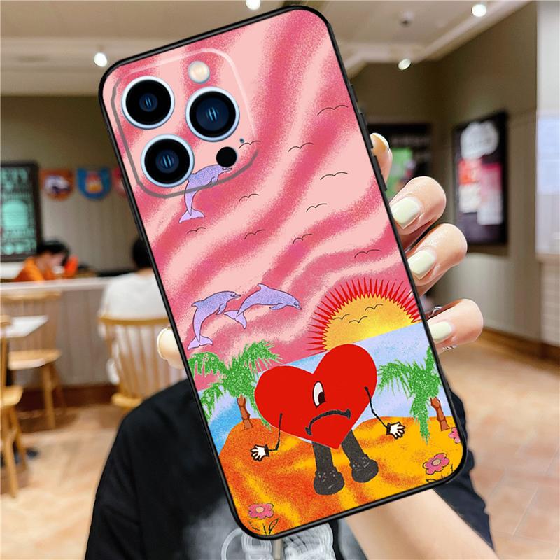 Yo Perreo Sola Bad Bunny Maluma Phone Case For iPhone 11 12 13 14 16 15 Pro Max Mini XS X XR 7 8 Plus Soft Cover Shell
