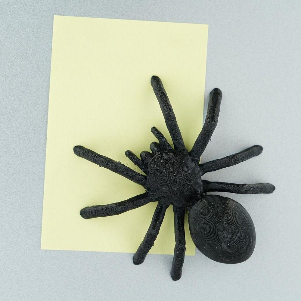 4/6PCS Bat Spider Bat Refrigerator Sticker Black Spider Magnetic Decals Haunted House