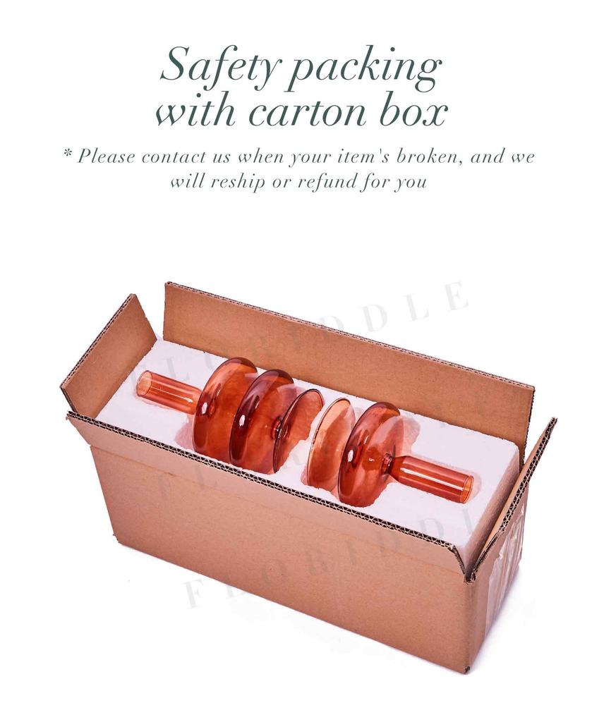 Floriddle Taper Candle Holders Glass Candlesticks for Home Wedding Table Decoration Glass Vase Table Bookshelf Candles Stand