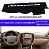 Car Dashboard Cover For Toyota Land Cruiser LC100 2002 2003 2004 2005 2006 2007 Silicone Non-Slip Dash Mat