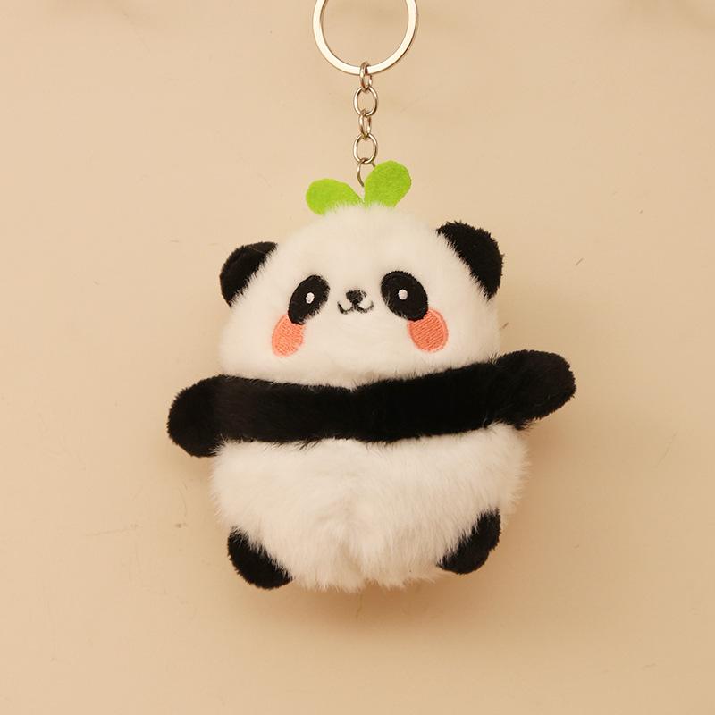 Длинная трава панда плюшевая подвеска школьная сумка подвесное украшение подарочная кукла брелок плюшевые игрушки сычуаньские сувениры для путешествий