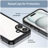 Для чехла iPhone 16 Для Apple iPhone 16 Чехол Роскошный Прозрачный ПК Ударопрочный Силиконовый Защитный Чехол для Задней Панели Телефона Для iPhone 16
